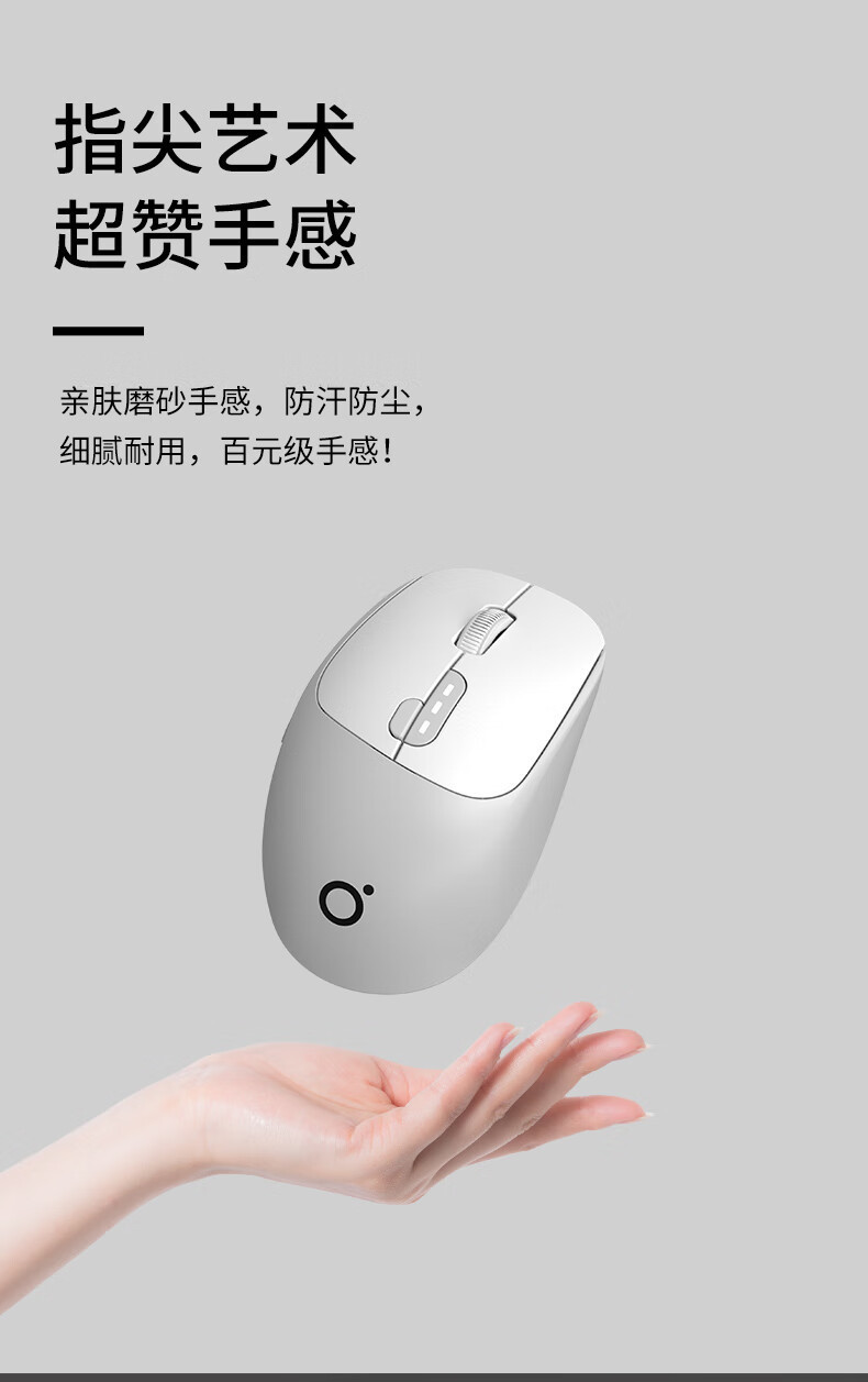 Проводная мышь 泉罗技术q5无线鼠标蓝牙双模适用笔记本静音办公可充电竞技滑鼠标