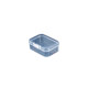 Transparent plastic storage box with lid parts electronic components screw mobile phone repair storage mini small box square