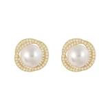 Серебряная игла из жемчуга, серьги, серебро 925 пробы, 2024 года, легкий роскошный стиль, изысканный стиль