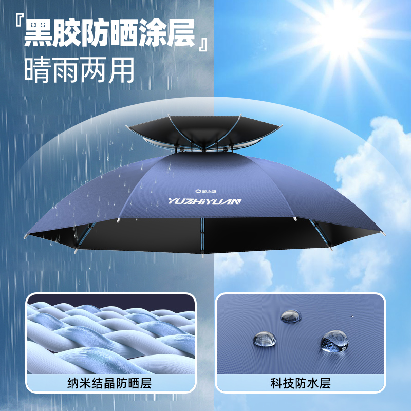 渔之源钓鱼伞2025：户外钓鱼防晒新神器，让风雨无阻！
