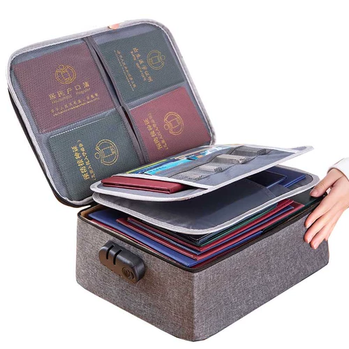 Сумка-органайзер, универсальный картхолдер для документов, водонепроницаемый замок для путешествий
