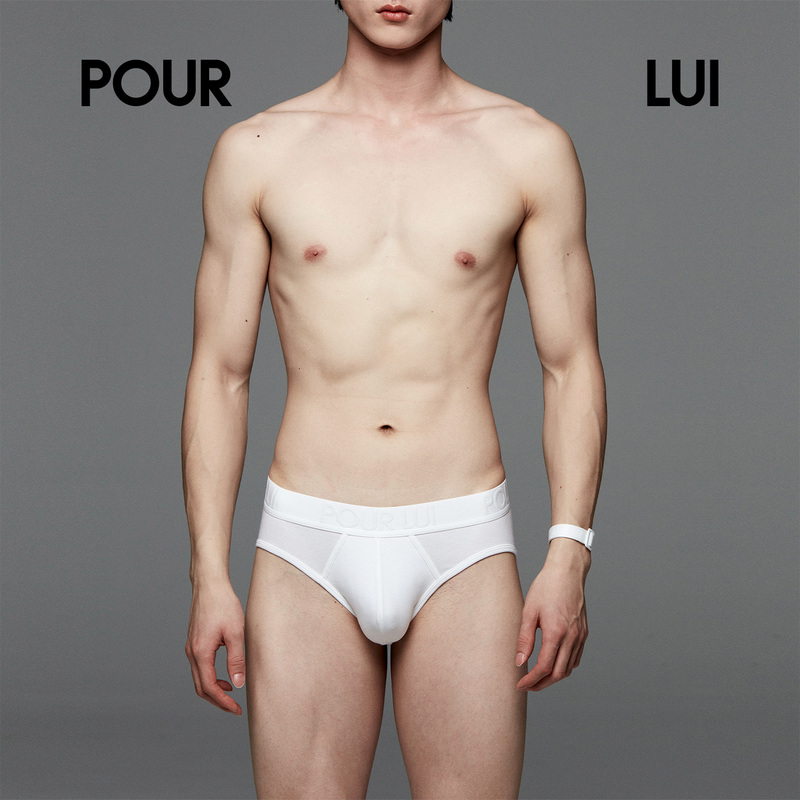 Pului Men's Pima Cotton Combed Cotton Low-Rise Underwear Fitness Black and White Triangle Underwear Men's Sports Pour Lui Pului Men's Pima Cotton Combed Cotton Low-Rise Underwear Fitness Black and White Triangle Underwear Men's Sports Pour Lui