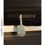 Небольшая багажная бирка, чемодан, из натуральной кожи, делается под заказ, с печатью вашего логотипа, подарок на день рождения