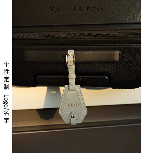 Небольшая багажная бирка, чемодан, из натуральной кожи, делается под заказ, с печатью вашего логотипа, подарок на день рождения