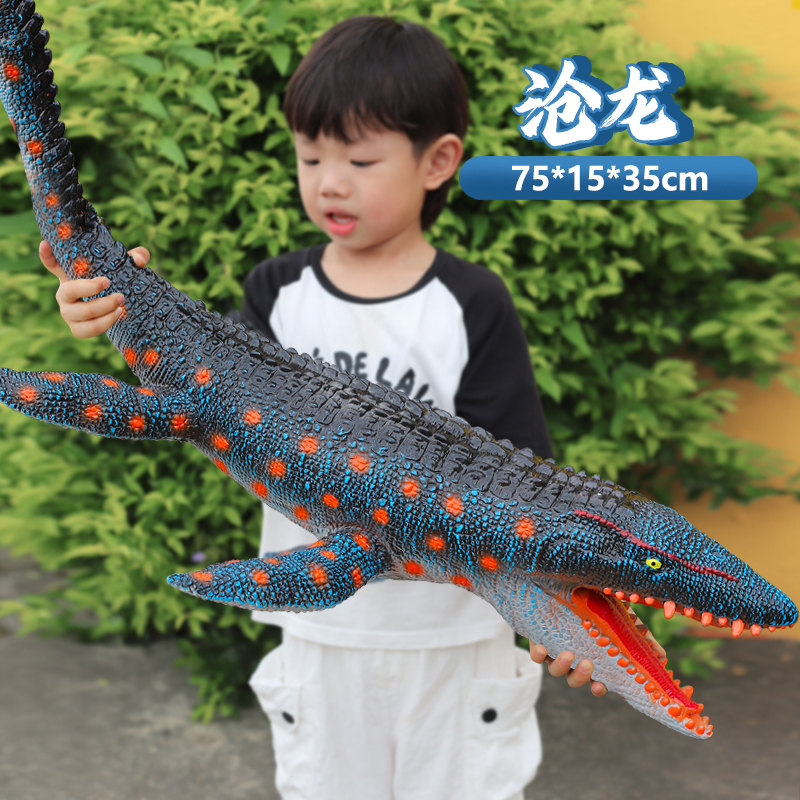 Soft Rubber Aquarium Toys, Simulated Large Mosasaurus, Shark, Beluga Whale, Orca Model, Pufferfish, Lobster Ornaments, Gifts for Men and Women