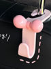 Cute Dopamine Girl Bow New Car Seat Back Hook Car Storage Car Goodies New Car Gift