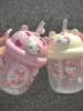 Summer Kt New Model High-Value Cute Portable Water Bottle for Girls, Children, and Students with Straw, Plastic Cup