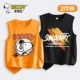 【Чистый ватный жилет 2 Пакет】 Orange/S Pilot-Black/S Graffiti China