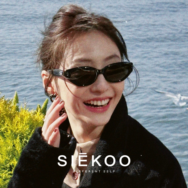 Retro cat's eye high-end sense GM sunglasses women's 2023 new sun protection and UV protection driving sunglasses rococ