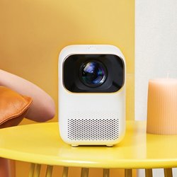 Xiaoming Q1 mini projector home wall projection bedroom 4kq ultra high definition 1080P ຫໍພັກໂຮງຮຽນ