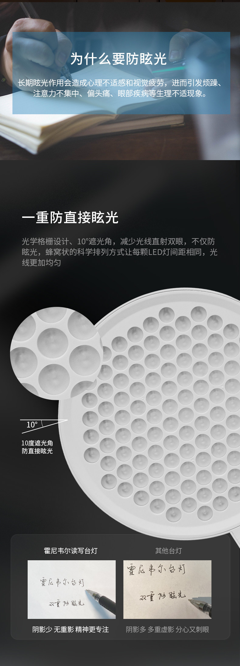 霍尼韦尔 国AA级护眼台灯 图3