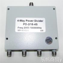 PD-2 18-4S 2-18GHz 20W SMA microwave one-to-four power splitter General invoice including VAT