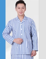 Мужская синяя и белая полоса длинные рукава (вверху)