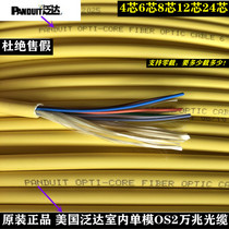 PANDUIT American Panduit 4-core 6-core 8-core 12-core 24-core indoor single-mode fiber optic cable OS2 Gigabit