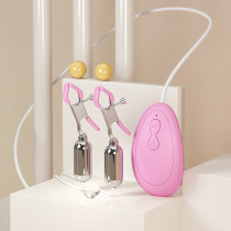 Charging bimodal clitoris three-point vibrating breast clamp breast chest massage female masturbation adult products