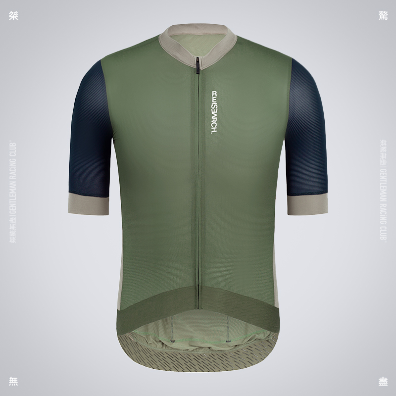 GRC Endless New Short Sleeves Blouse Breathable RESEARCH COLLAGE ROAD BIKE RIDE FOR MALE SUMMER