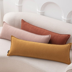 Bench Back Cushion Sofa Pillow Living Room Cushion Pillow Case Rectangular Waist Pillow Sleep Clip Leg Headrest Side Sleep