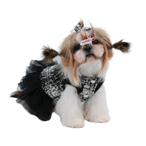 (Self-operated) pet clothing dog floral skirt cat clothing small dog Teddy Shih Tzu sleeveless small fragrant skirt