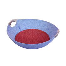 (Self-operated) Wear-resistant cat nest lint-free cat scratching board universal for all seasons removable and washable summer sleeping bed cat mat