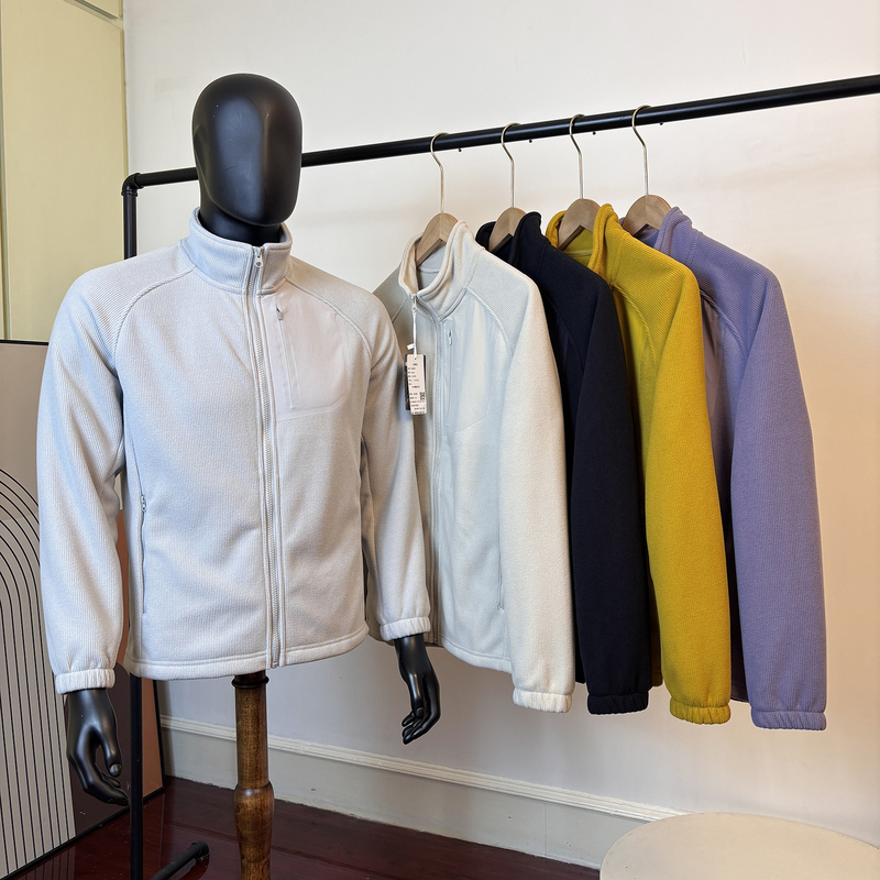 Outdoor High-Efficiency Warm Fleece, Men's and Women's Autumn and Winter Couple's Fleece-Lined Warm Mid-Layer Stand-Up Collar Casual Fleece Jacket Trendy Outdoor High-Efficiency Warm Fleece, Men's and Women's Autumn and Winter Couple's Fleece-Lined Warm Mid-Layer Stand-Up Collar Casual Fleece Jacket Trendy