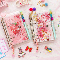 Bento Netbook Red Hand Ledger Dress Gift Box Minimalist Day Ensemble Dreamy Cherry Blossom Stream Sand Color Page Handbooks Ben Material Girl Hearts Lovely Wind Notebook Detachable Little Clear New Day Remember This Article