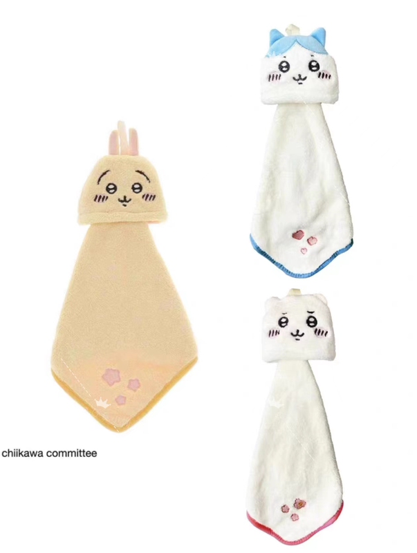In-Stock Japan Chiikawa Chiikawa Hand Towel Handkerchief, Can Be Stored, Soft and Comfortable Home Towel