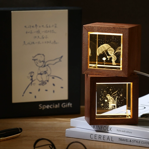 Светящиеся хрустальные украшения «Маленький принц» подарок на день рождения для девочек, лучший друг, чтобы подарить подруге, высококачественная ниша, практичная