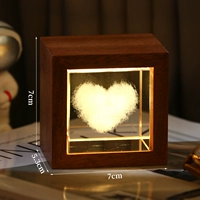 Облако любви [ночник с деревянной рамой] + подарочный пакет