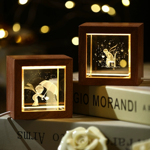 Светящиеся хрустальные украшения «Маленький принц» подарок на день рождения для девочек, лучший друг, чтобы подарить подруге, высококачественная ниша, практичная