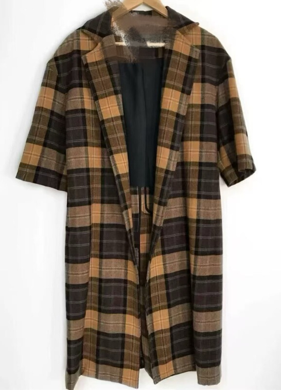 “Barney's New York Limited Edition” Susu Independent Purpose X Tour Yellow Plaid Coat