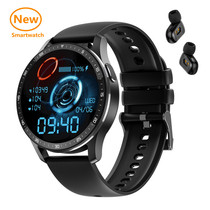 2023 New Men Smart Watch TWS Bluetooth Headset 2 In 1 Iwatch