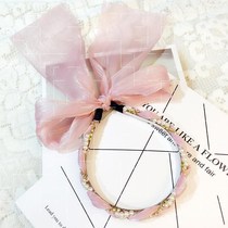 Display face small female net red hair band integrated horsetail floating with hair rope Super Fairy Autumn Winter Han Style Hair Stirrup for summer