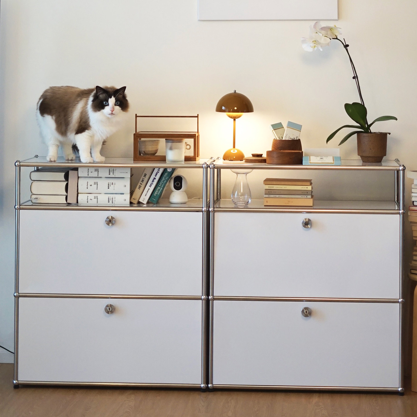 模块餐边柜不锈钢中古USM多功能组合收纳储物柜INS简约玄关柜定制:家居收纳新革命!-餐边柜酒架-淘宝百科网