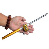 Pen Fishing Hand Rod Portable Metal Fishing Rod Fish Rod Mini Sea Rod Iso Rod Super Short Rod Ice Fishing Rod Lobster Rod