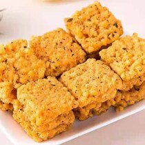 Jingxifu Crab-flavored egg yolk glutinous rice crockpot net red snack snack casual 128g package for sale