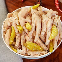 (Recommended by Back Pot Man) Duna Garlic Pickled Pepper Sweet and Sour Boneless Chicken Feet 500g - 1000g