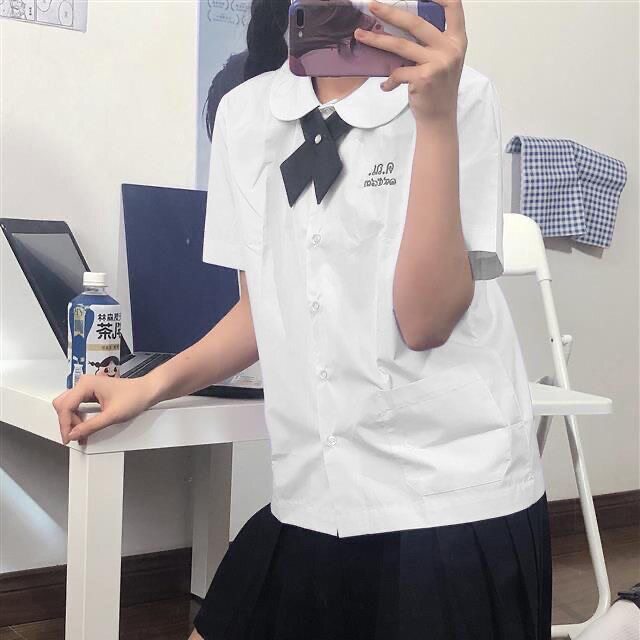 jk制服加工定制 泰国校服娜诺禁忌女孩初恋泰式短袖衬衫jk制服套装裙子女学院风夏