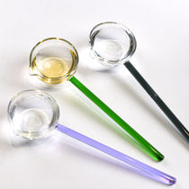 Especially good looking spoon Home Dormitory Dry Meals people Powder Creative Glass Spoon High Face Value Colorful Candy Spoon