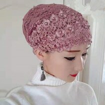 Headscarf Womens Baotou Fashion ethnic wind hat children Spring and autumn Hui family headscarf Back to family Gai headscarf New exploits
