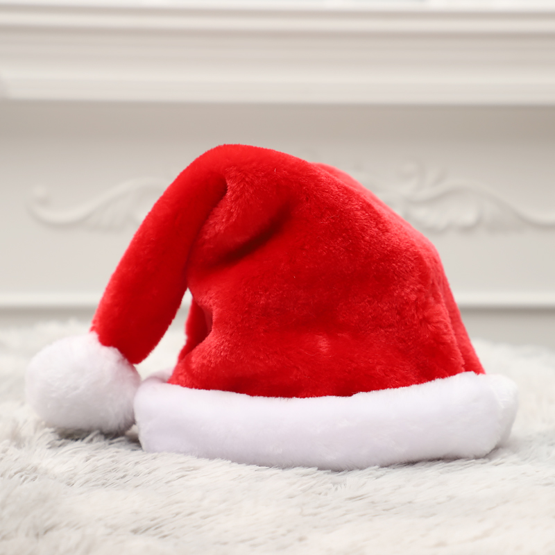 Christmas hat children Santa Claus hat adult hat DIY small Christmas hat red snowman knit cap plush-Taobao