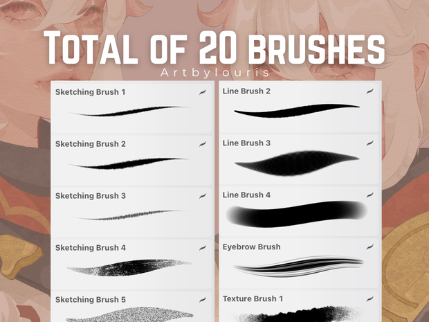 20 Basic Procreate Brushes  Free for Enchanted Tie.png