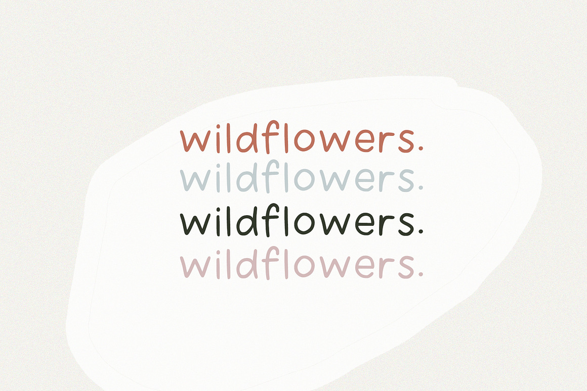 Wildflower Handwritten Font, a Sans Serif Font by.jpg