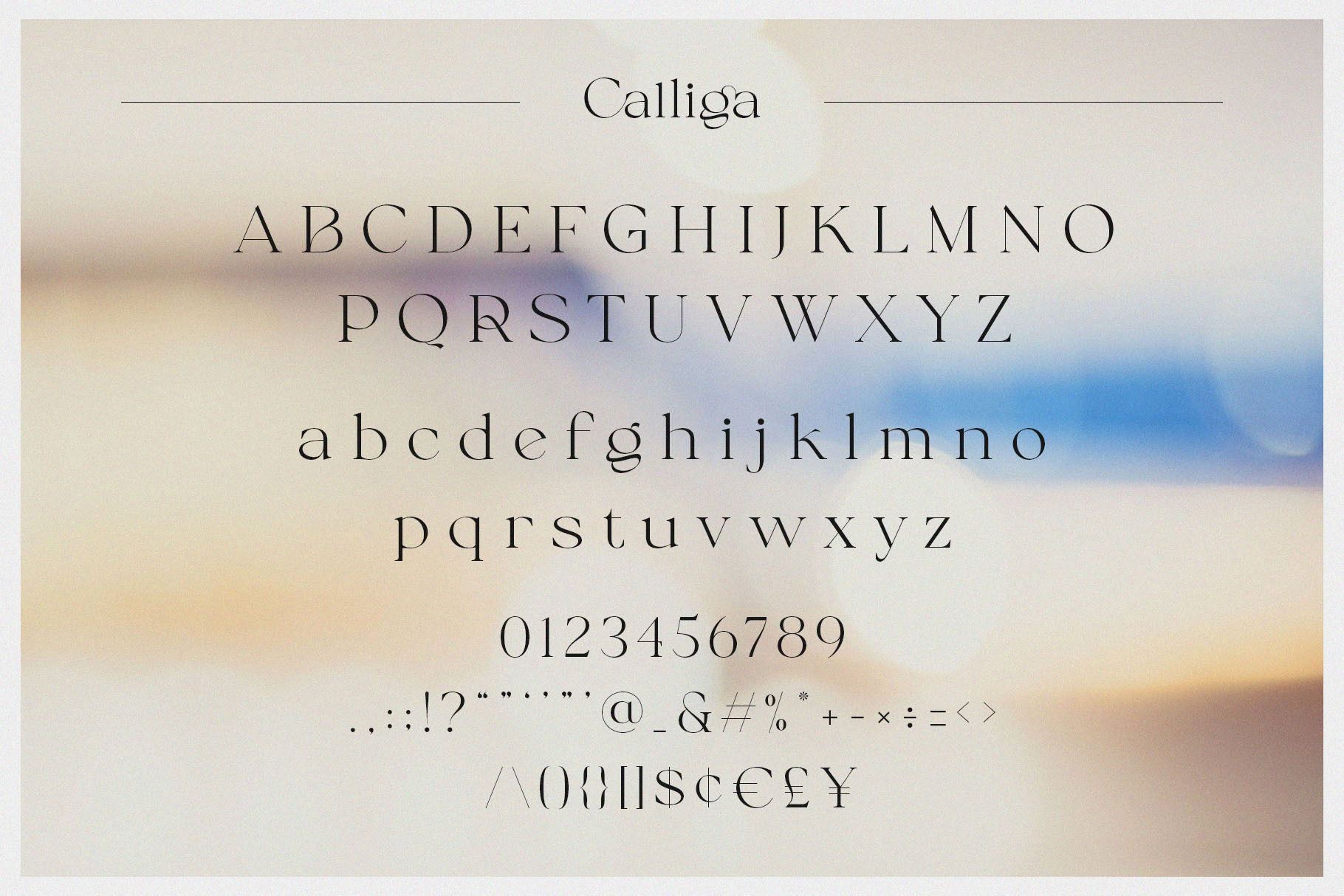 Calliga Stylish Ligature Serif, a Serif Font by B.jpg
