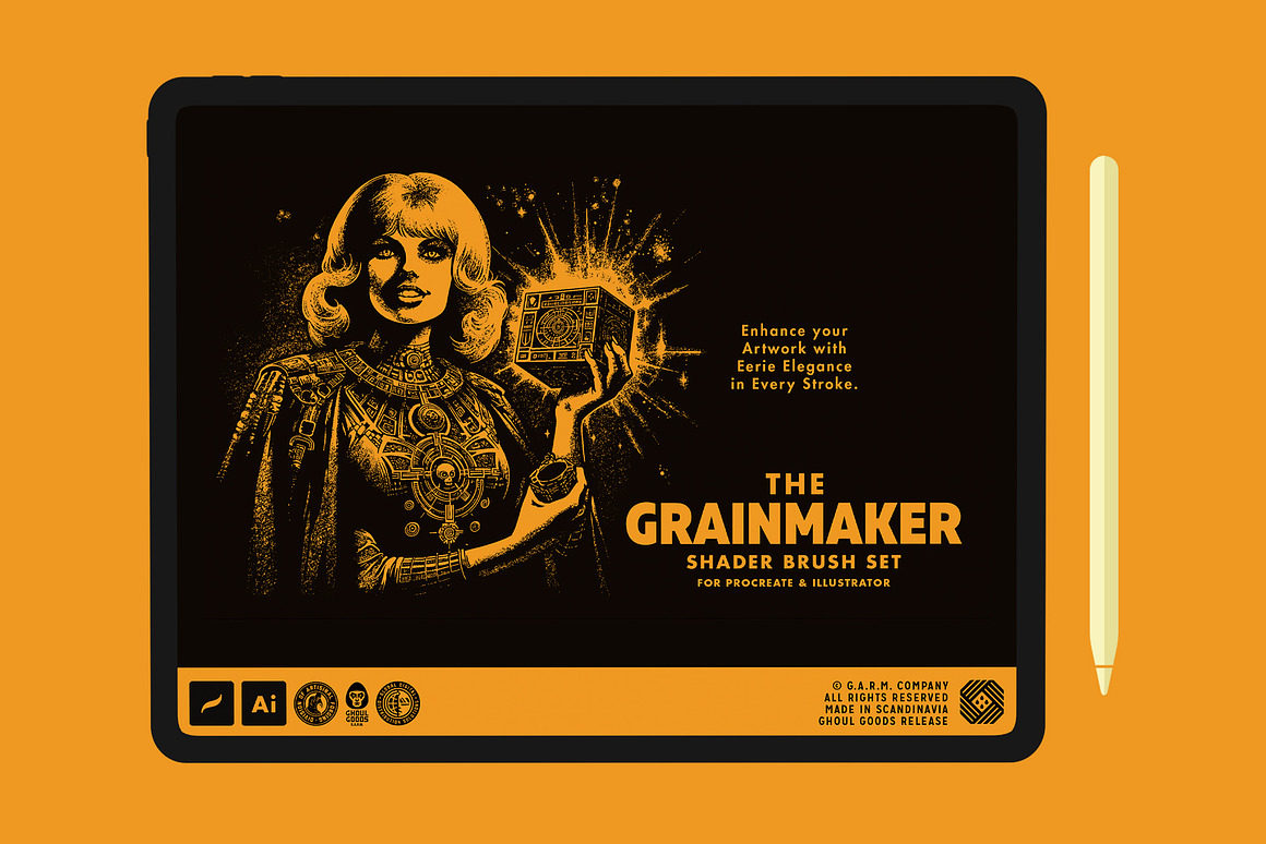 The Grainmaker – Shader Brushes for Procreate