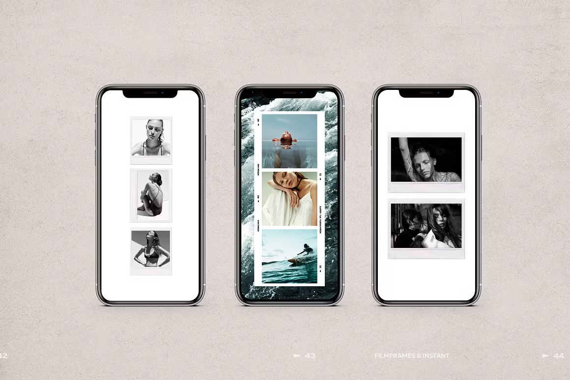 100 Film Frames  Instant Templates, a Social Media.jpg