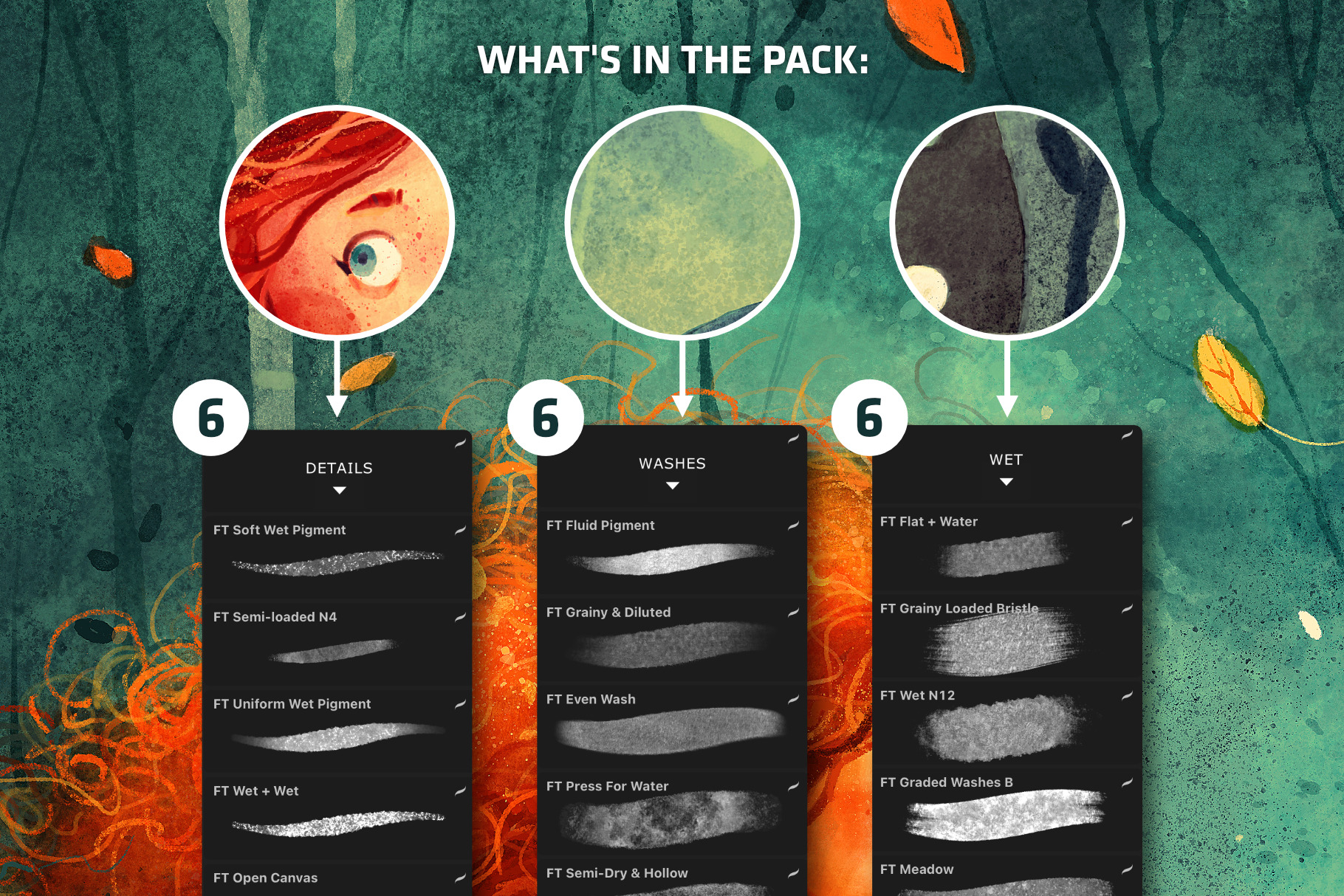 Realistic Watercolors for Procreate  Creative Mark.jpg