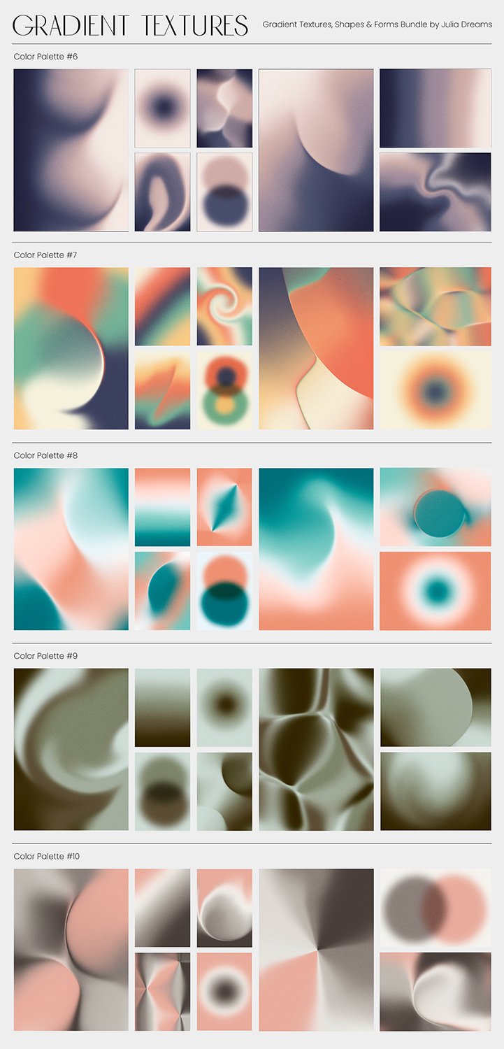 Gradient Textures Shapes 3D Objects Collection-15.jpg