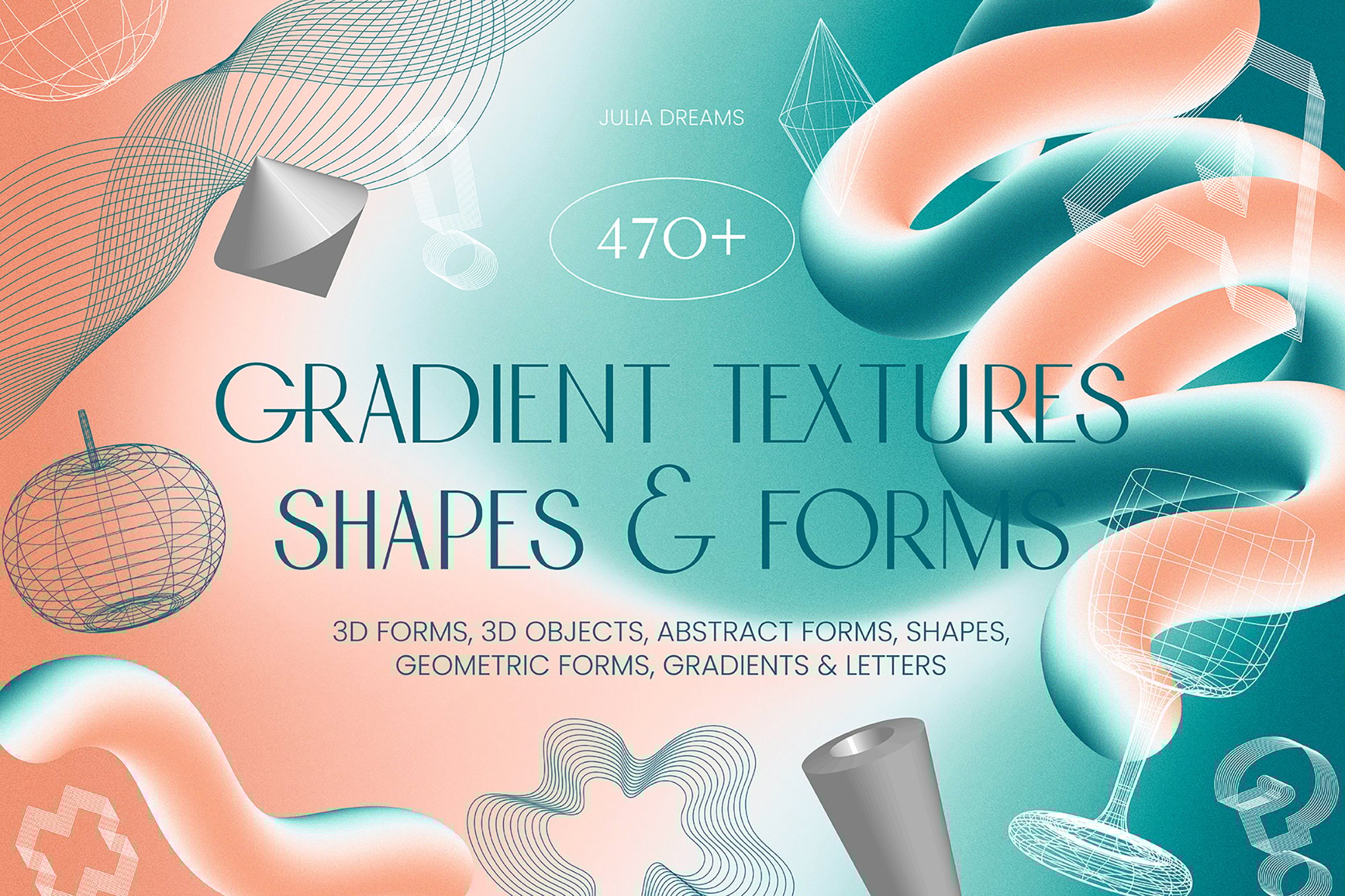 Gradient Textures Shapes 3D Objects Collection.jpg