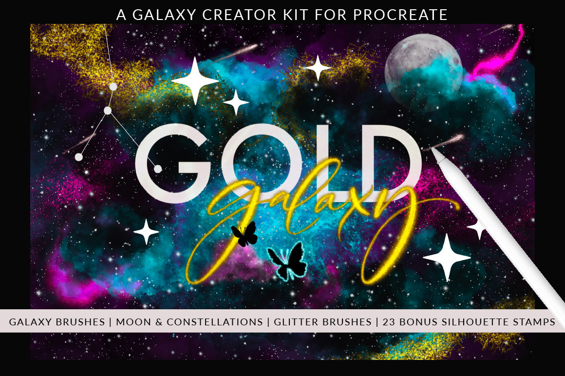 Galaxy Creator Kit for Procreate  Brushes ~ Creati.jpg