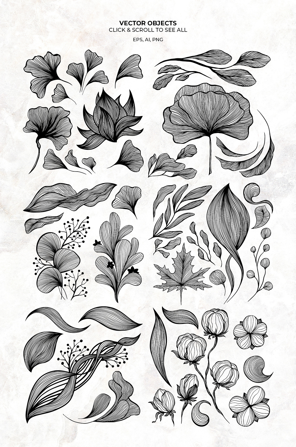 Gold  Black Waves. Lines, Flowers, an Object Graph.jpg